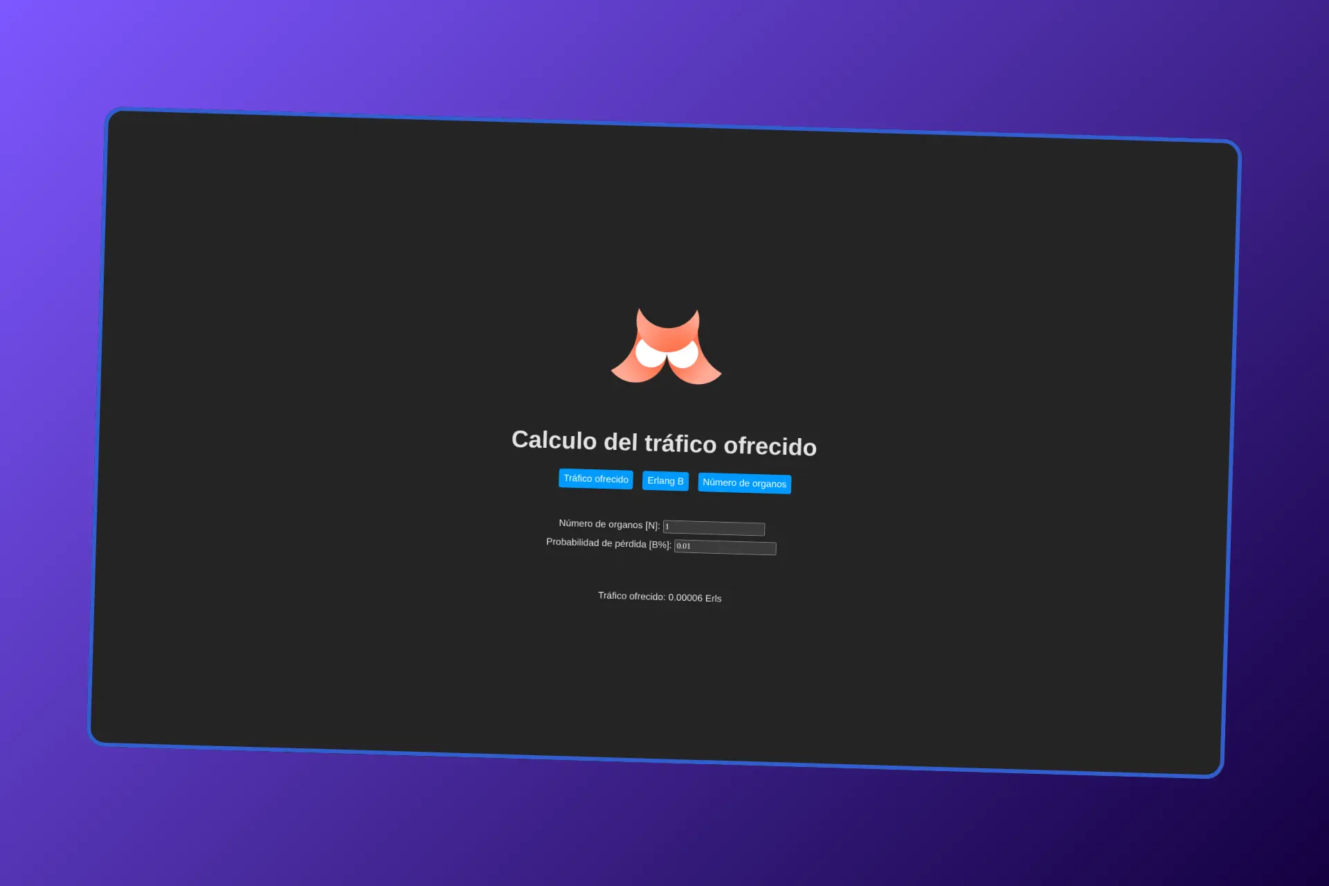 Calculadora Erlang (WebAssembly)